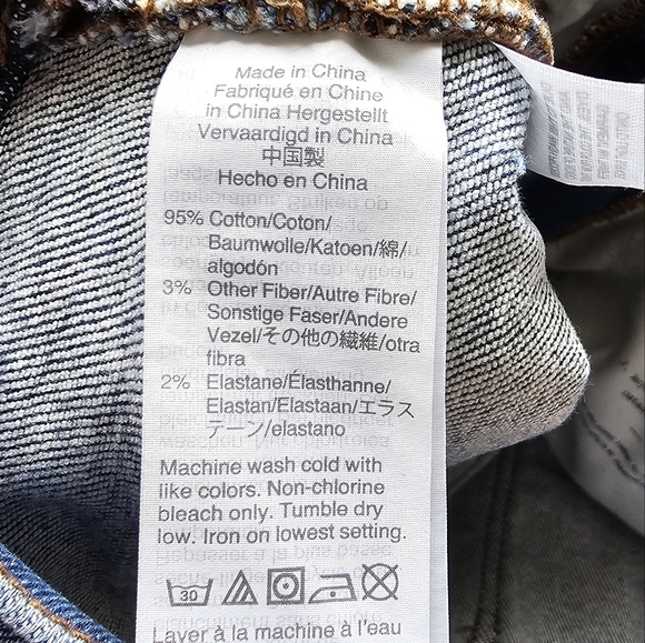 Madewell Denim Blue High Rise Cut Off Hem Women's Shorts Size 27 - Picture 4 of 5